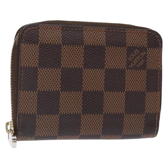 LOUIS VUITTON Damier Ebene Zippy Coin Purse N63070 LV Auth bs27956 - Picture 1 of 16